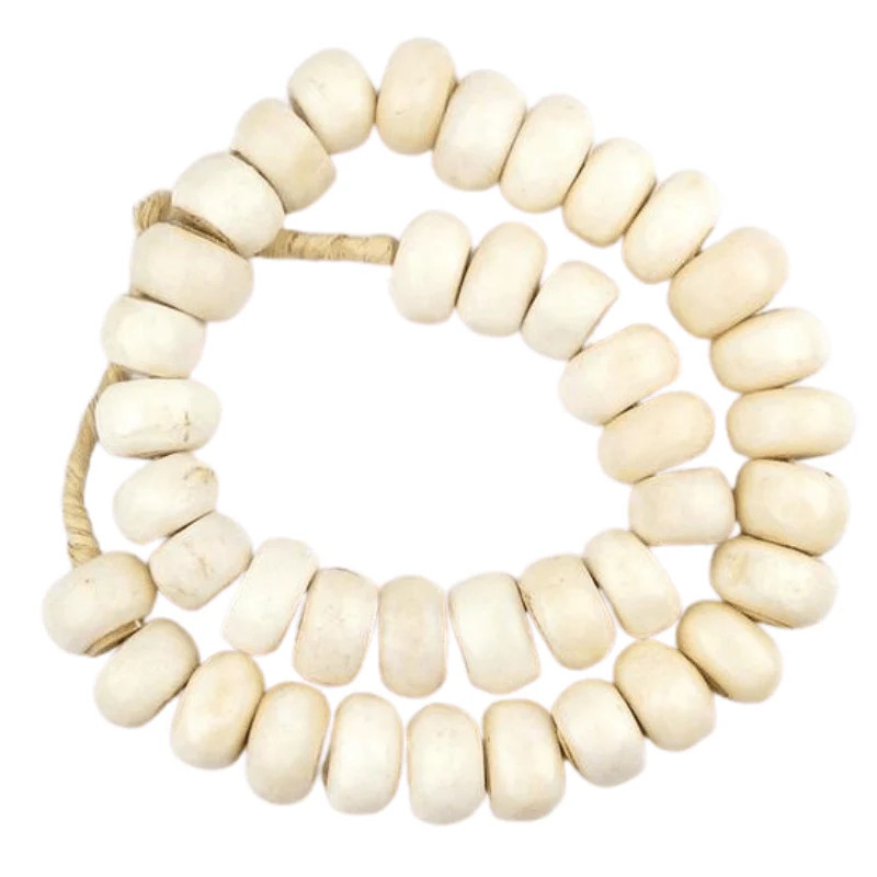 Large Natural White Bone Beads | Winnoby 