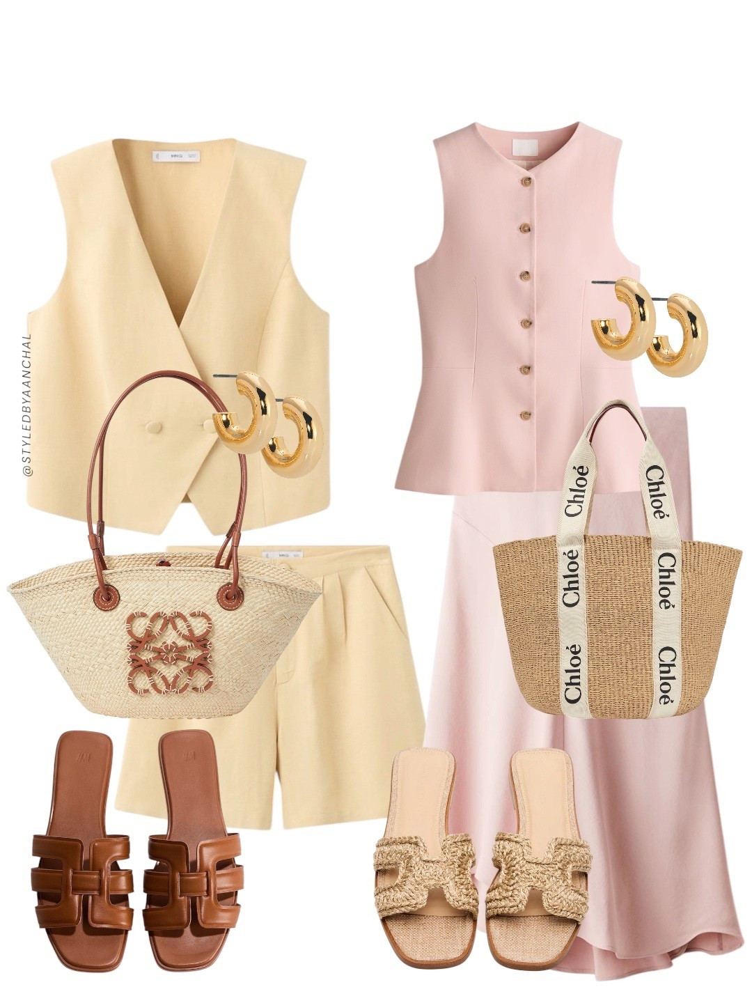 Which pastel outfit do you prefer?🌸🌼

• butter yellow 
• blush pink 