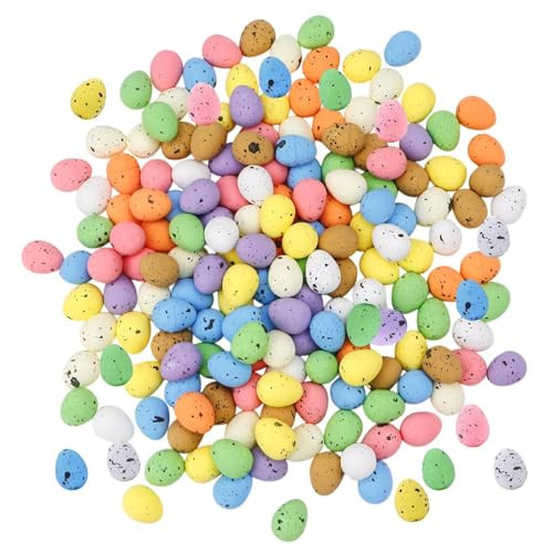 WATMTIN 120 Pcs Mini Easter Foam Eggs, Pastel Easter Speckled Eggs, Fake Foam Eggs for Basket Fillers Spring Party DIY Crafts Birthday Wedding Baby Shower Centerpiece Decor | Amazon (US)