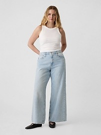 High Rise Wide-Leg Jeans | Gap Factory