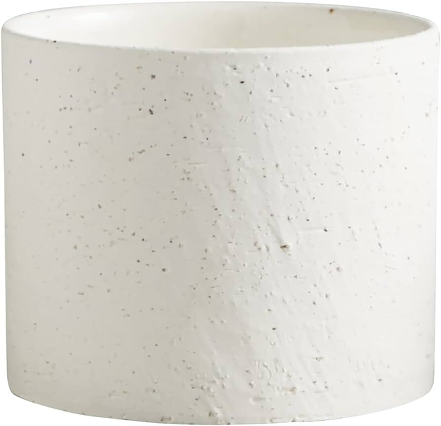 47th & Main Round Ceramic Planter, Medium, White | Amazon (CA)