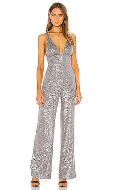 Camila Coelho Fabiolah Jumpsuit in Silver from Revolve.com | Revolve Clothing (Global)