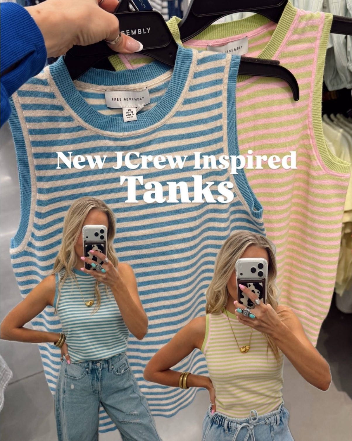 ✨SCROLL TO SHOP✨
New JCrew Inspired Tanks + has a matching cardigan as well. (I’ll link 🔗 below ⬇️) 

Wearing size s / my tts 
Pants // shorts: size 4 / small 

#LTKgrwm #LTKdayinmylife #LTKootd