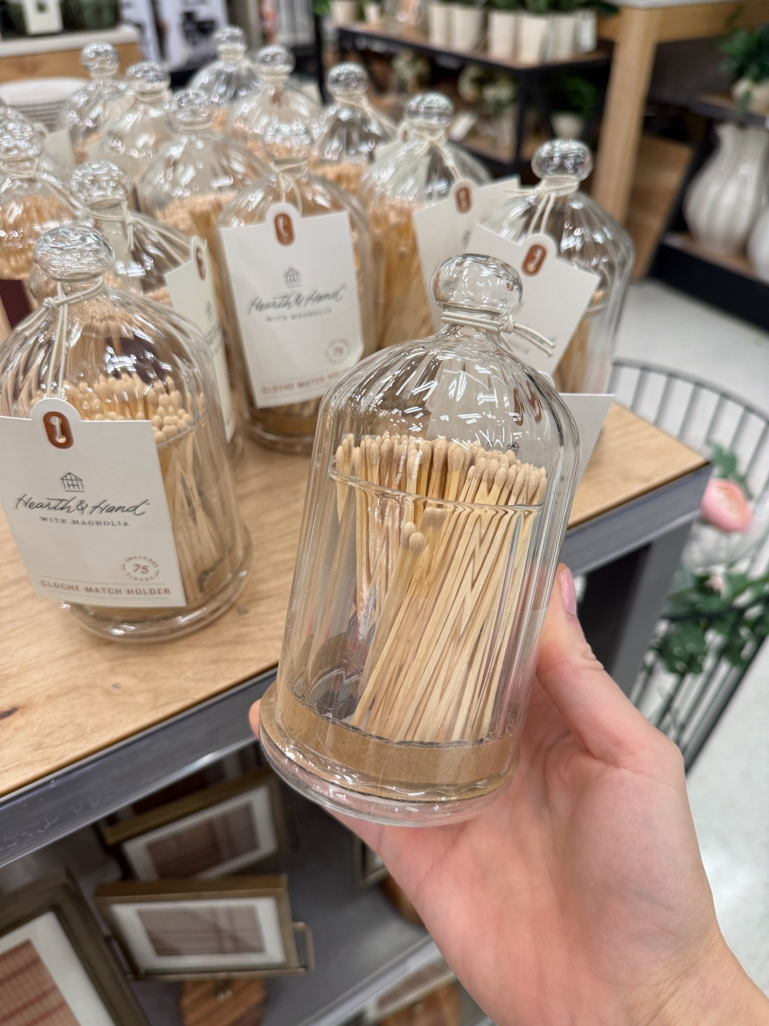 Hearth & Hand cloche matches 

#LTKSeasonal #LTKHome