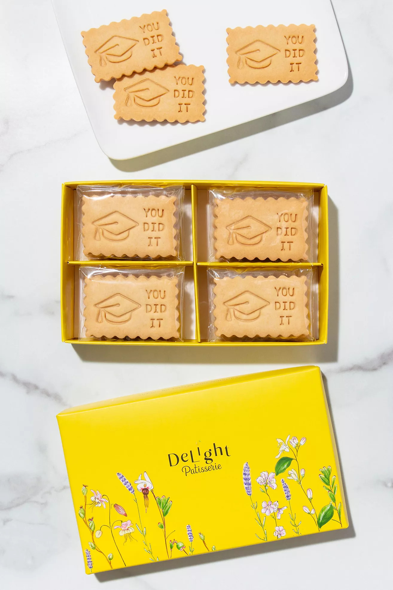 Delight Patisserie Graduation Shortbread Cookies | Anthropologie (US)