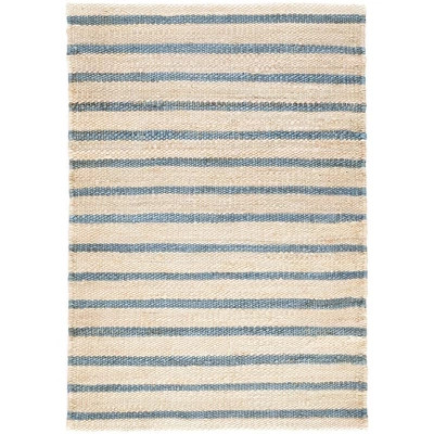 Annie Selke - Dash & Albert Moana Stripe Handwoven Jute Rug, 8x10, Blue | Target