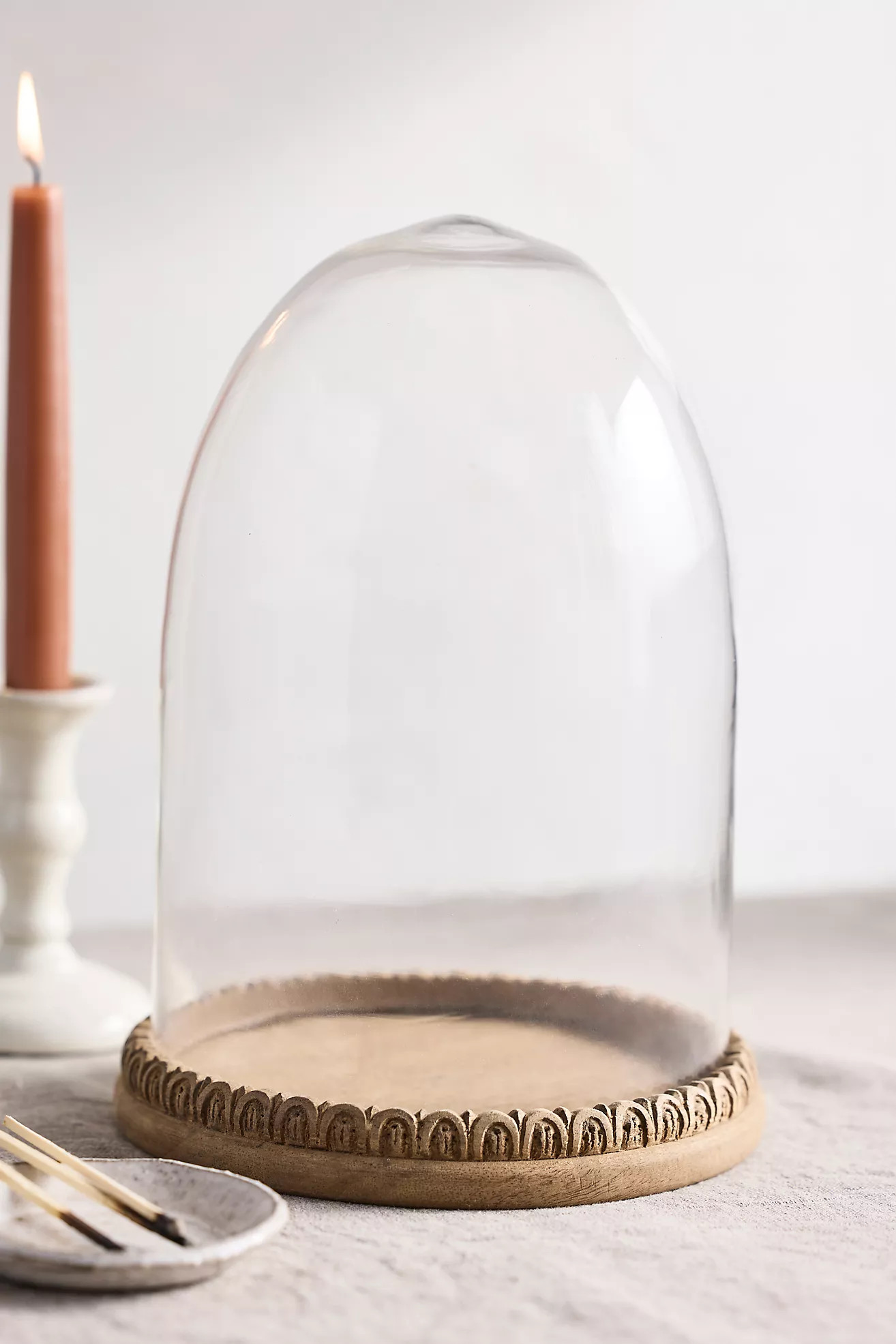 Carved Wood Cloche | Terrain