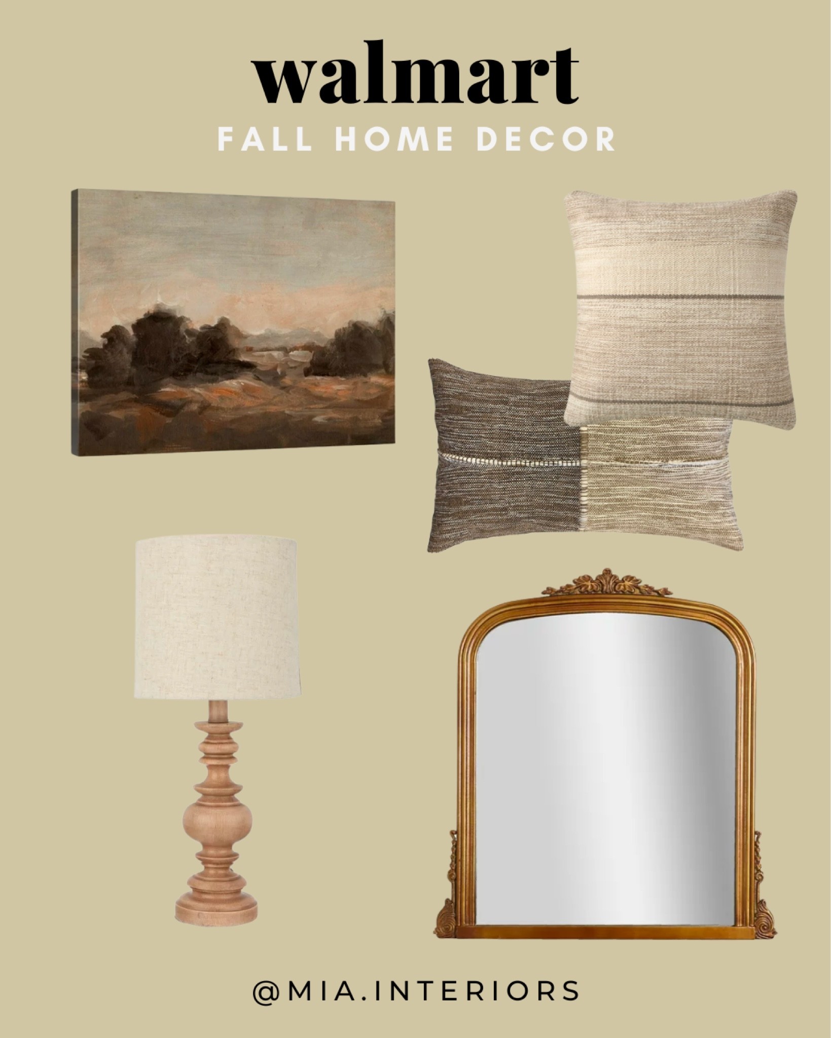 Fall home decor at Walmart!

#falldecor #fallhome #walmarthomedecor #homedecor #goldmirror #fallart #throwpillows #fallthrowpillows

#LTKhome #LTKSeasonal #LTKHoliday