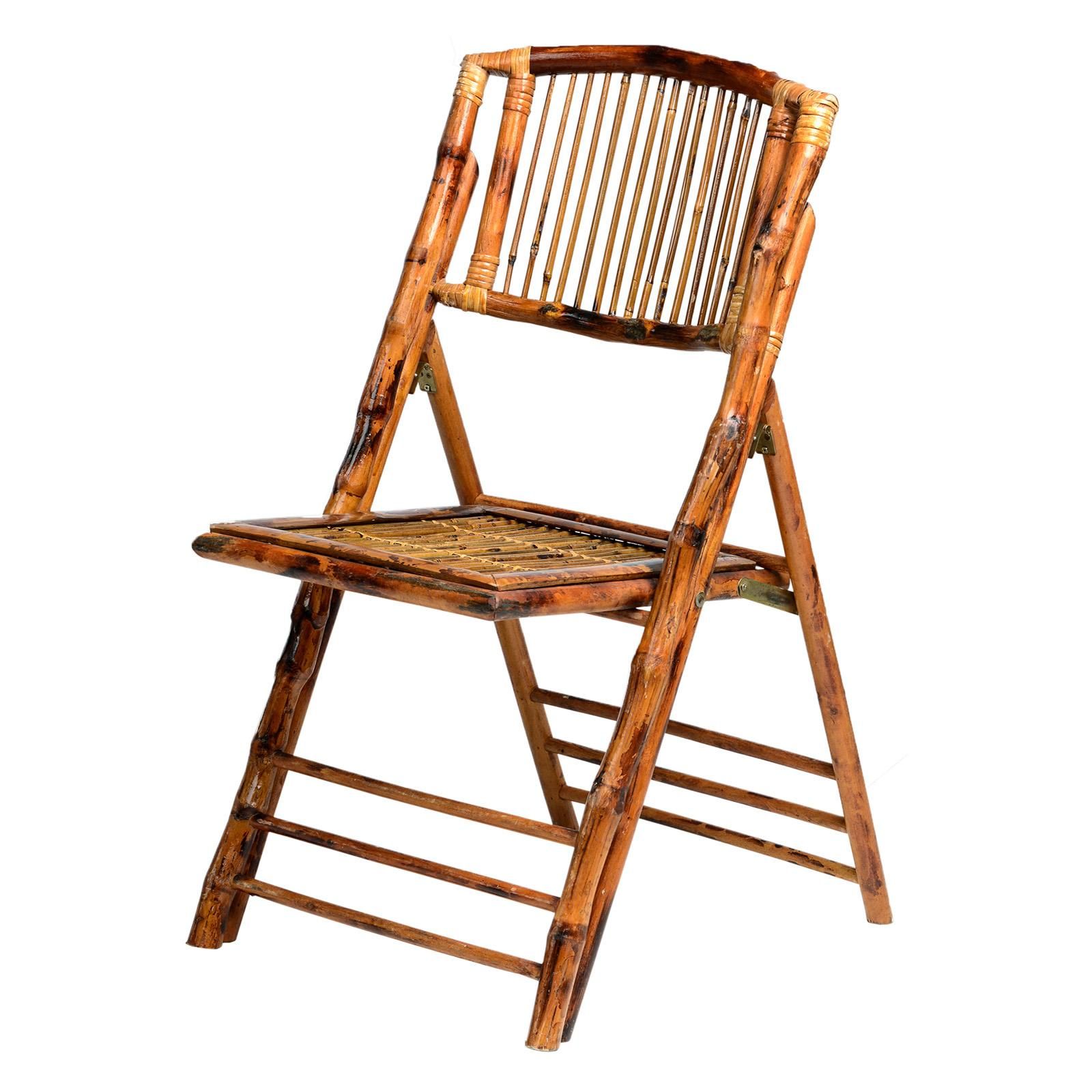 Commercial Seating Products American Classic Bamboo Folding Chair | Hayneedle