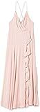 ASTR the label Women's Sleeveless Surplice V-Neck Holland Ruffled Full Length Bridesmaid Dress, Pale | Amazon (US)