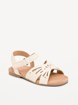Faux-Leather Sandals for Toddler Girls | Old Navy (US)