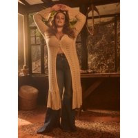 Duster Cardigan in Beige-Tan | Torrid (US & Canada)