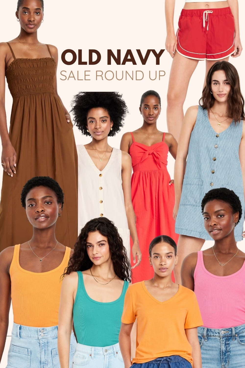 Old Navy 40-60% off finds in the Spring Palette  

#LTKSeasonal #LTKSummerEdit #LTKSaleAlert