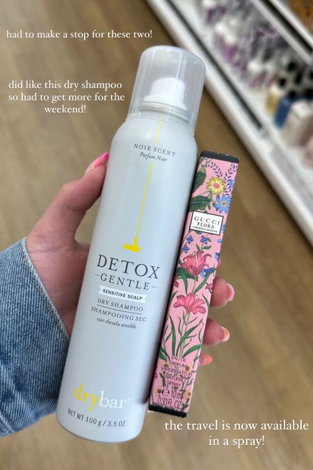 Essentials 
Perfume 
Dry shampoo 

#LTKbeauty #LTKSeasonal #LTKsalealert