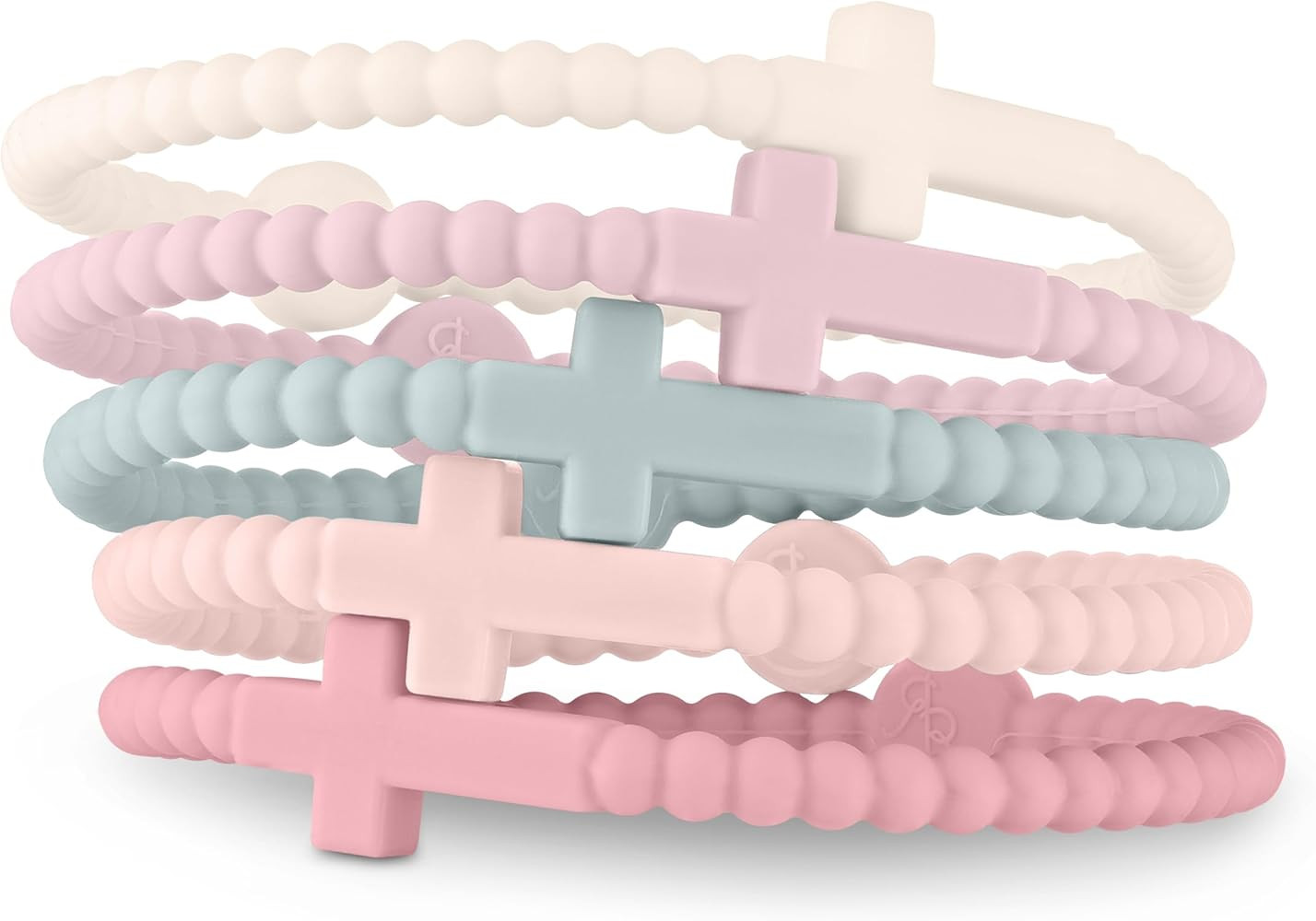Ryan & Rose Jesus Bracelets - Cross Silicone Bracelet | Amazon (US)