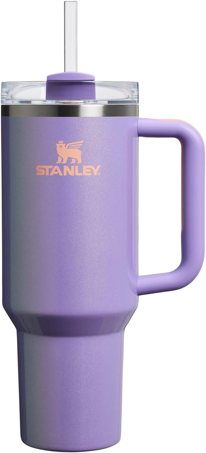 Stanley Quencher H2.0 Tumbler with Handle and Straw 40 oz | Flowstate 3-Position Lid | Cup Holder... | Amazon (US)