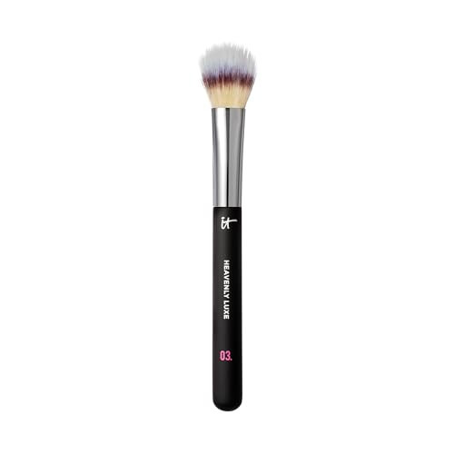 IT Cosmetics Heavenly Luxe Cream Blush Brush #3 - Face Brush for Blush Cream and Bronzer Blush - Soft Bristles - Flawless, Streak-Free Application | Amazon (US)