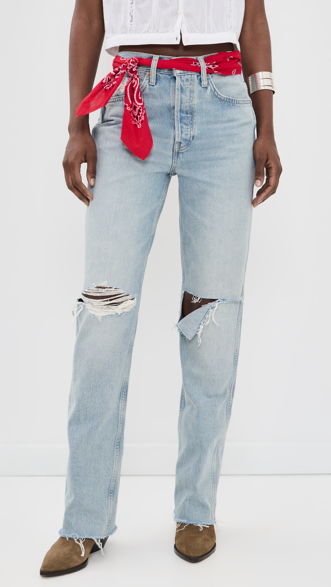RE/DONE 90s High Rise Loose Jeans SILVER SPRINGS 30 | Shopbop