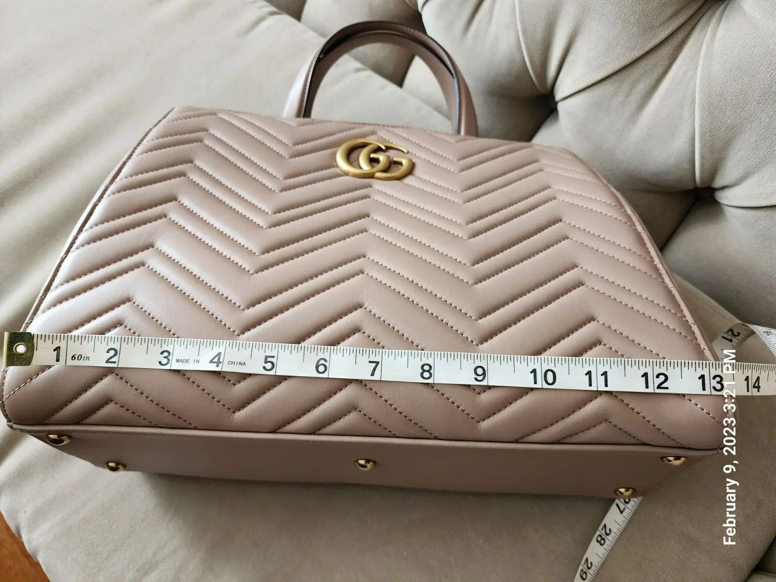Gucci GG Marmont Bag Pink/Taupe Handbag  | eBay | eBay US