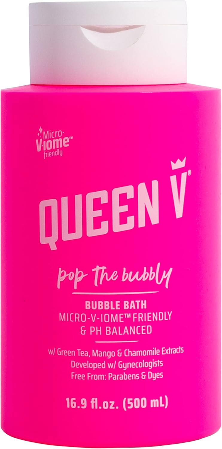 Queen V® Pop The Bubbly - Bubble Bath 16.9 oz, pH Balanced, Microbiome Friendly, Free from Parab... | Amazon (US)