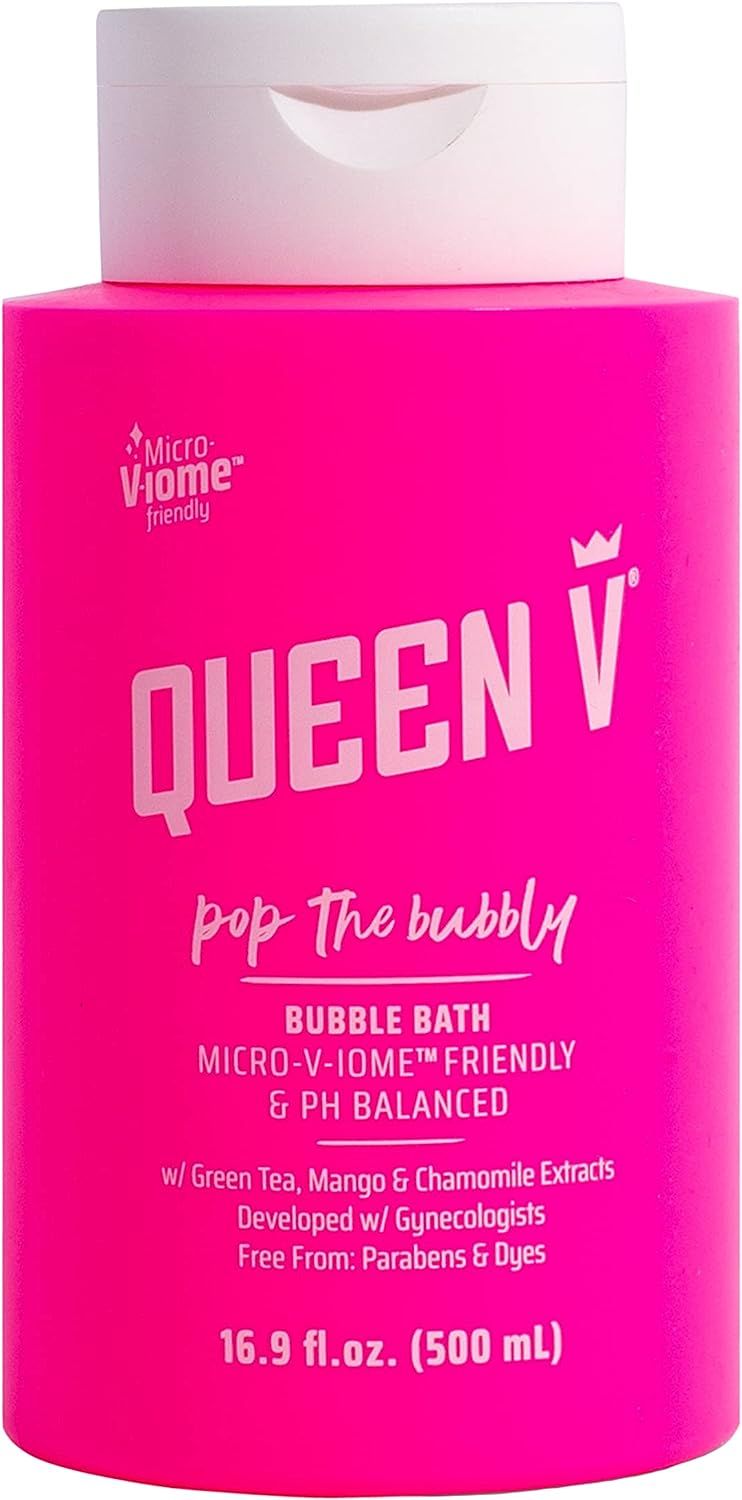 Queen V® Pop The Bubbly - Bubble Bath 16.9 oz, pH Balanced, Microbiome Friendly, Free from Parab... | Amazon (US)