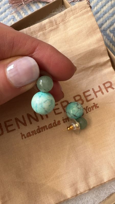 Love these earrings from Jennifer Behr x Julia Berolzheimer collab called the 
Cay Earrings great earrings for every day or a special occasion! 

#LTKVideo #LTKStyleTip