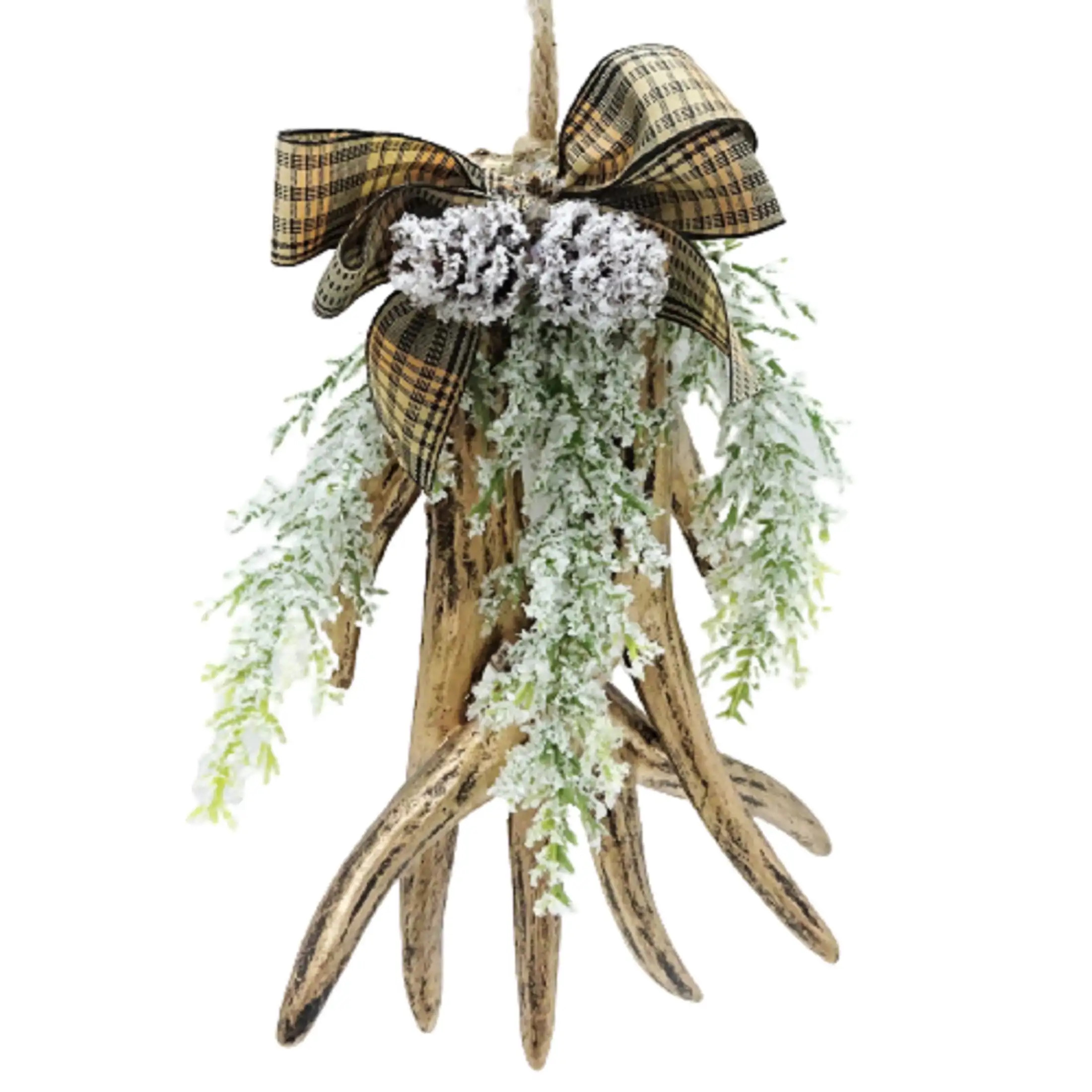 Double Antler Ornament, Festive Fireside Theme, Bronze Color, 0.031 kg, by Holiday Time | Walmart (US)