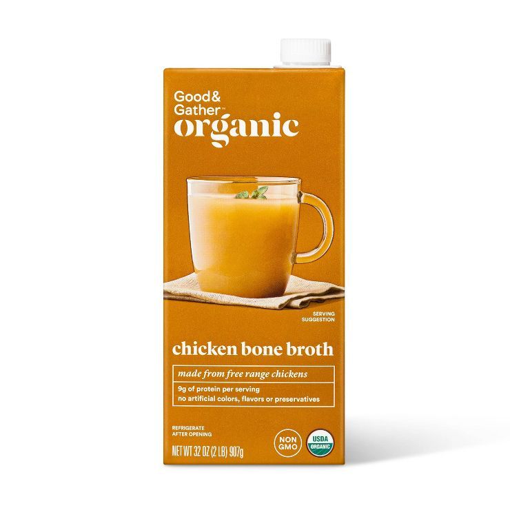 Organic Chicken Bone Broth - 32oz - Good & Gather™ | Target