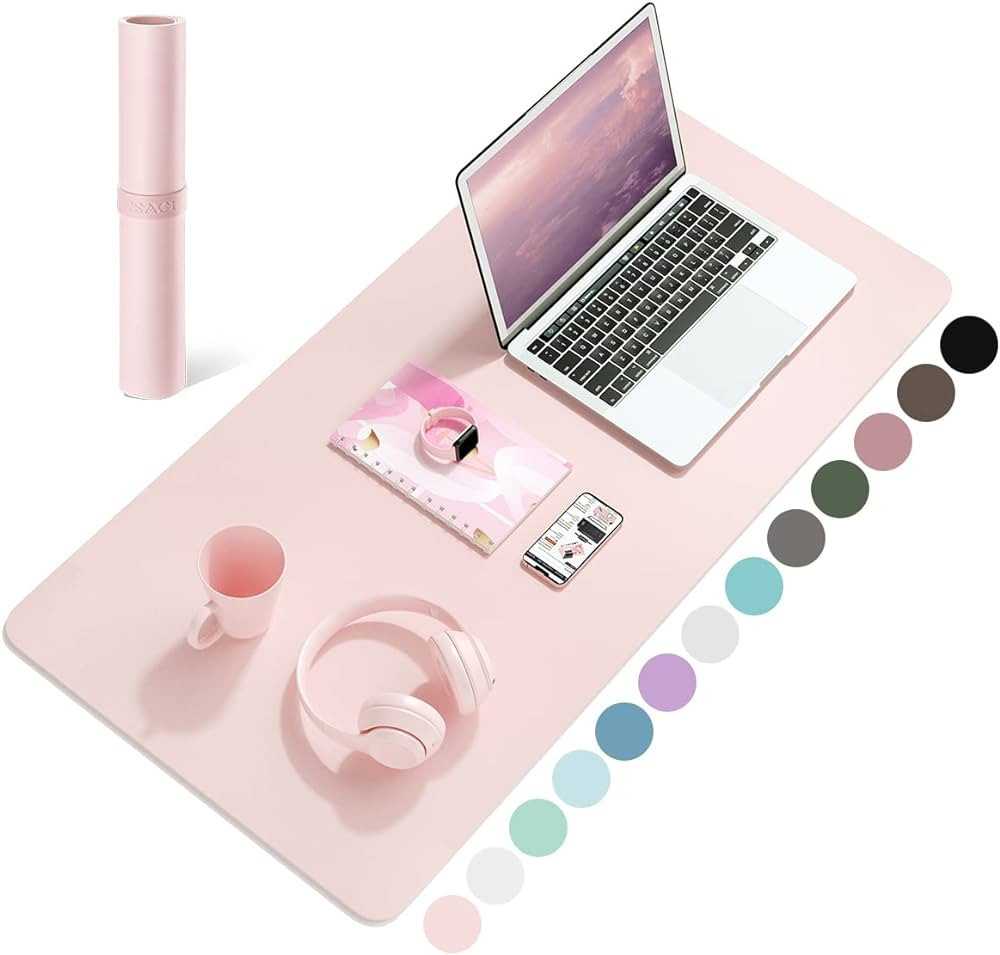Non-Slip Desk Pad,Mouse Pad,Waterproof PVC Leather Desk Table Protector,Ultra Thin Large Desk Blo... | Amazon (US)