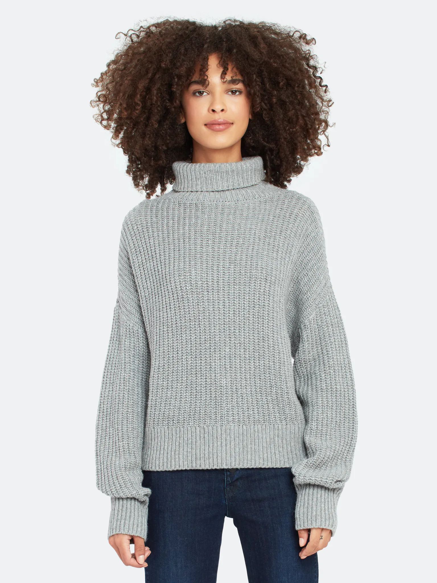 Marie Oversized Turtleneck Sweater | Verishop