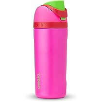 Owala Kids FreeSip Insulated Stainless Steel Water Bottle with Straw, BPA-Free Sports Water Bottle, Great for Travel, 16 oz, All the Berries | Amazon (US)