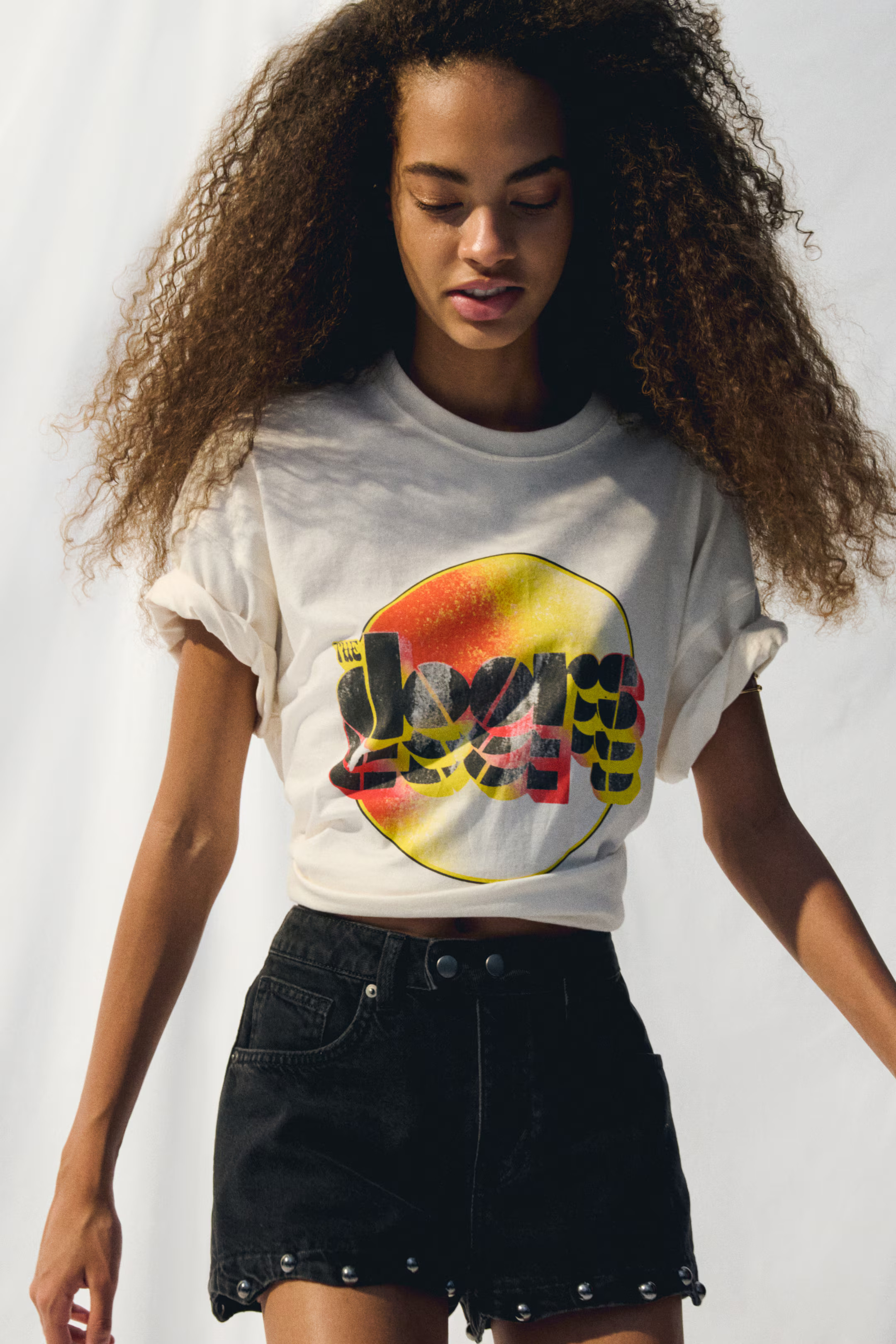 Studded Denim Shorts | H&M (US + CA)