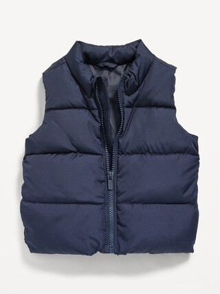 Unisex Water-Resistant Quilted Puffer Vest for Baby | Old Navy (CA)