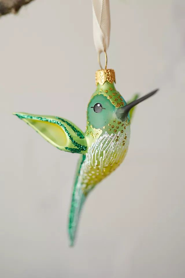 Hummingbird Glass Ornament | Anthropologie (US)