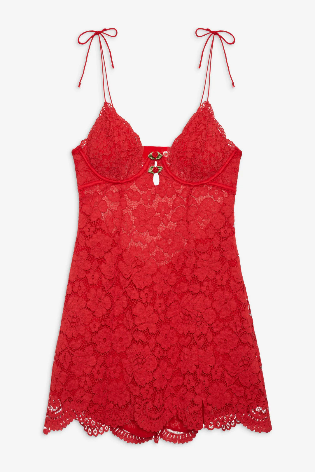 Creamsicle Lace Slip Dress | For Love & Lemons