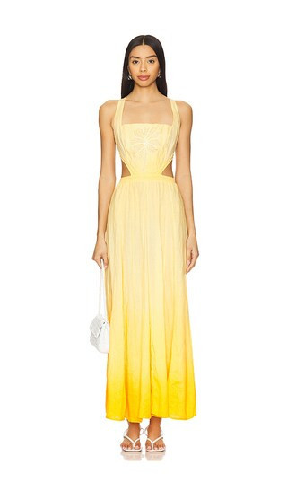 Maaji Boho Sunrise Canary Dress in Yellow. - size M | Revolve Clothing (Global)