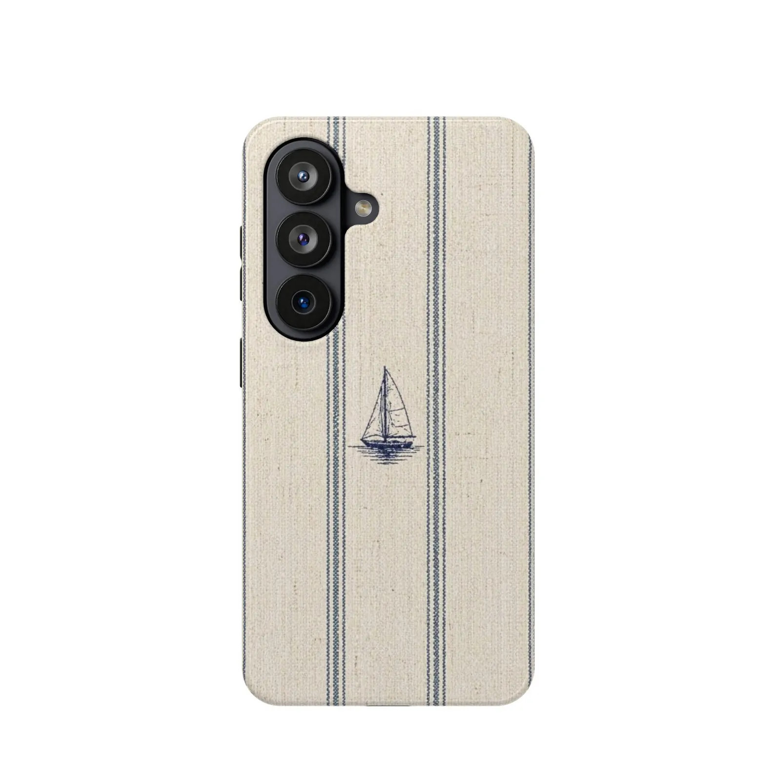 Sailboat Stripe Phone Case | ELYX Portofino Linen Magsafe Case - Etsy | Etsy (Global)