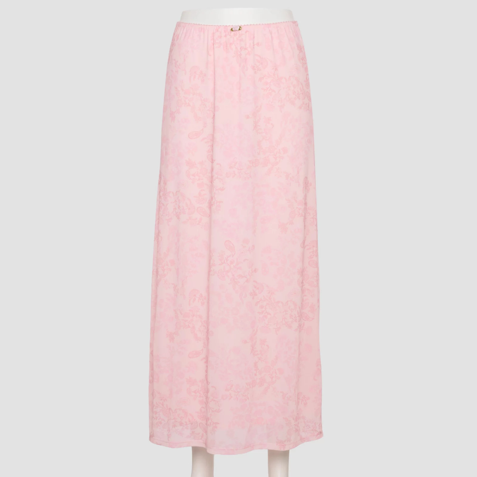 Juniors' Pink Rose Midi Mesh Skirt, Women's, Size: Small, Lt Pink Floral | Kohl's