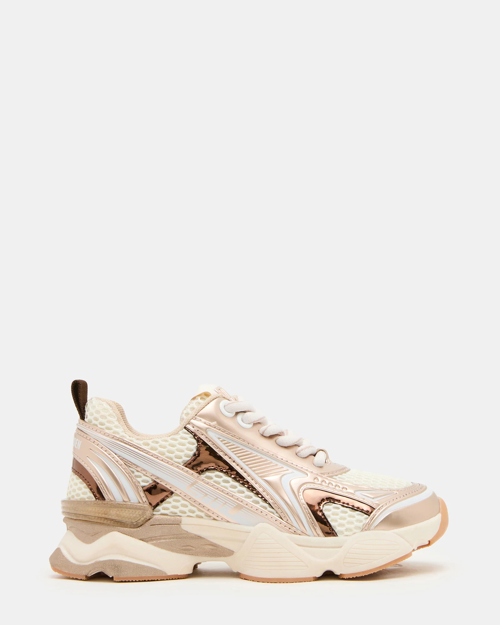 Kids' SPEDSTR Rose Gold Low-Top Lace-Up Girls' Sneaker | Steve Madden (US)