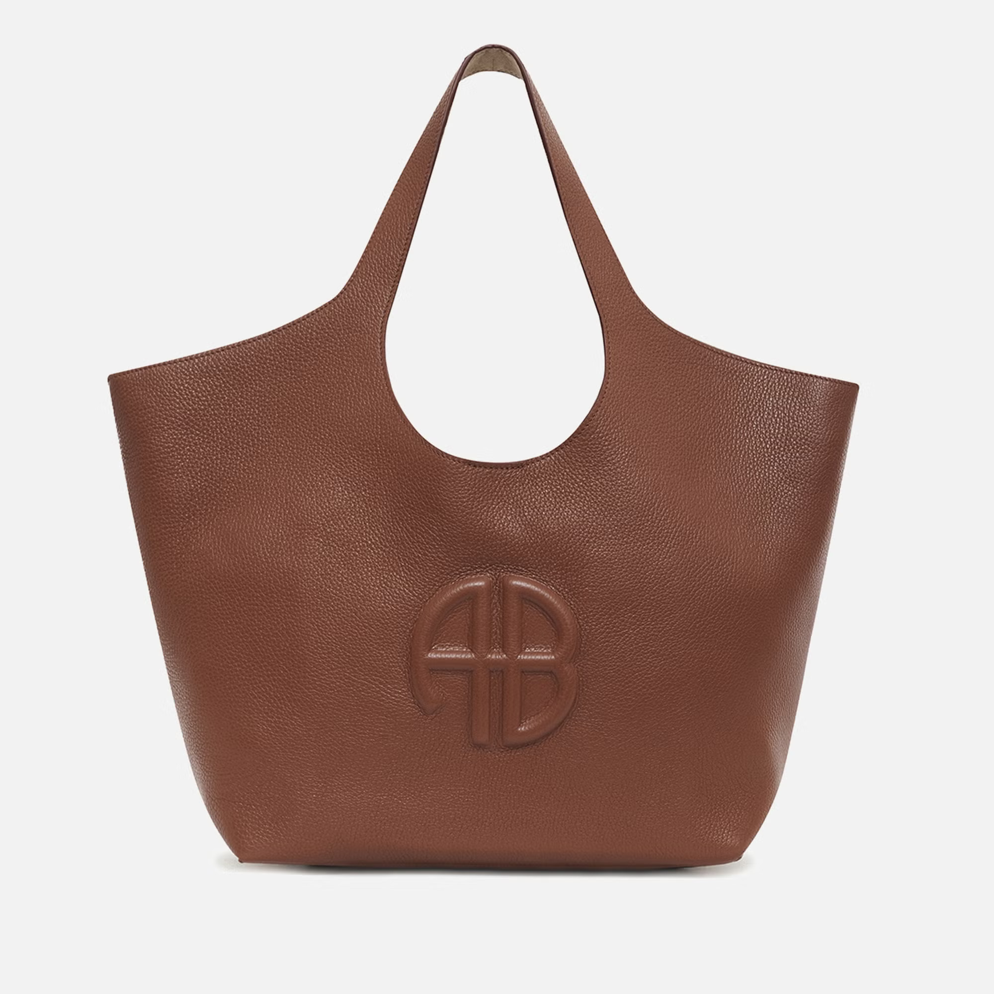 Anine Bing Medium Lili Pebble-Grain Leather Tote Bag | Coggles | Coggles (Global)