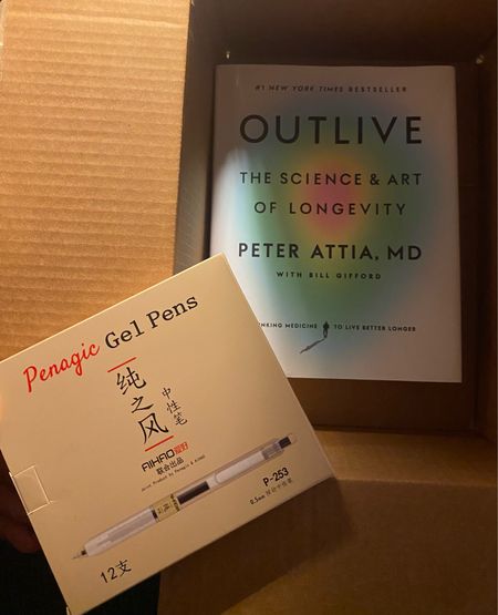 Beyond thrilled to start reading this book! A thick read in my opinion but I’m here for it. Also got these new 0.5 pens that I can’t wait to start using. They’re prefect 😍

#LTKGiftGuide #LTKworkwear #LTKfindsunder50