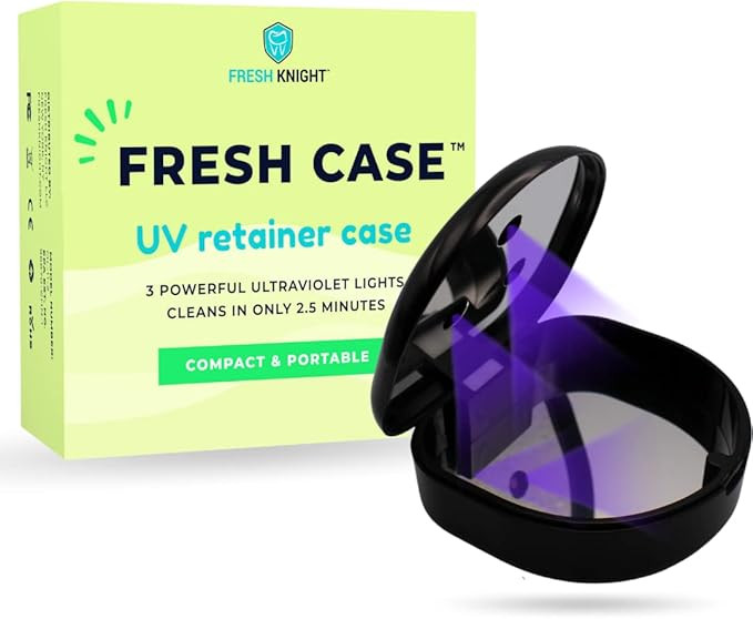 UV Retainer Case | UVC Retainer Cleaner, Disinfects Cleans and Removes Odors, Mouth Guard Case, C... | Amazon (US)