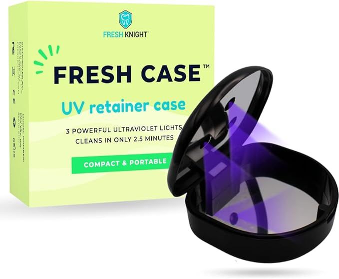 UV Retainer Case | UVC Retainer Cleaner, Disinfects Cleans and Removes Odors, Mouth Guard Case, C... | Amazon (US)