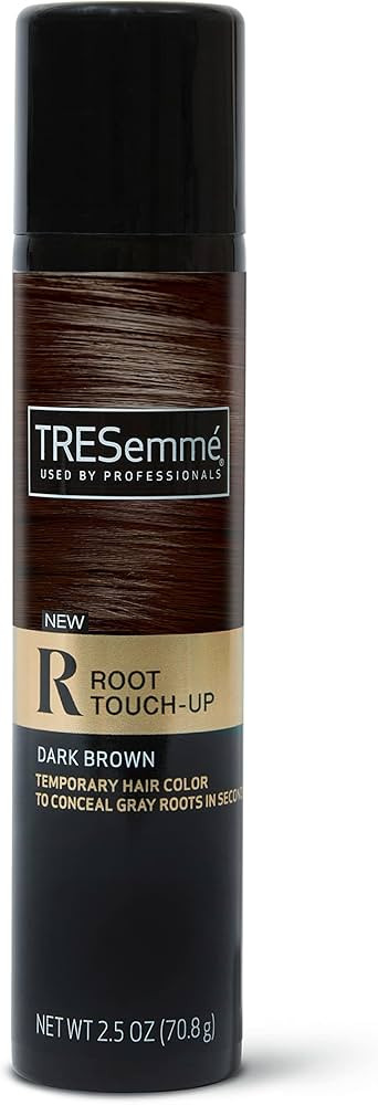 TRESemmé Temporary Hair Color Root Touch-Up Dark Brown Ammonia-free, Peroxide-free Root Cover Up... | Amazon (US)