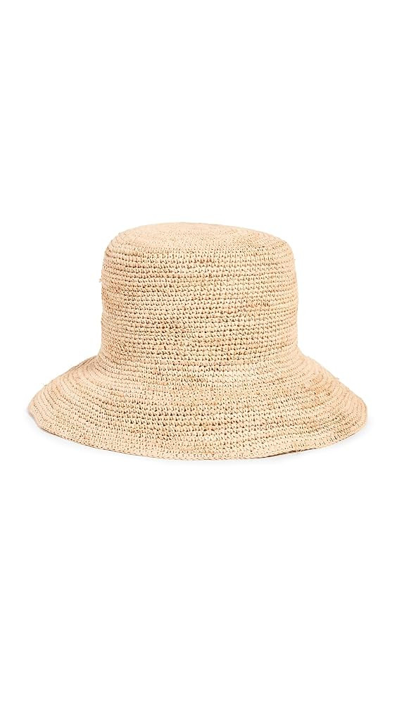 Hat Attack Women's Chic Crochet Straw Bucket Hat | Amazon (US)