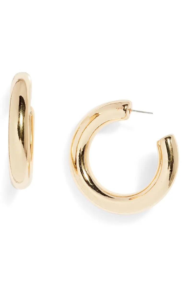 Casa Clara Dallas Tube Hoop Earrings | Nordstrom | Nordstrom