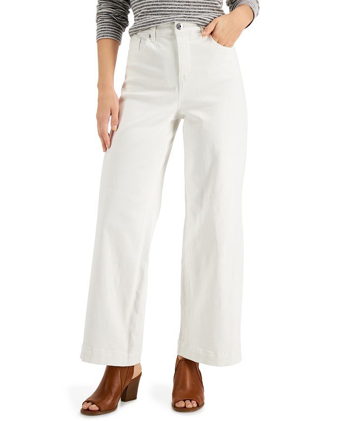 Style & Co Wide-Leg Tummy-Control Jeans, Created for Macy's & Reviews - Jeans - Women - Macy's | Macys (US)