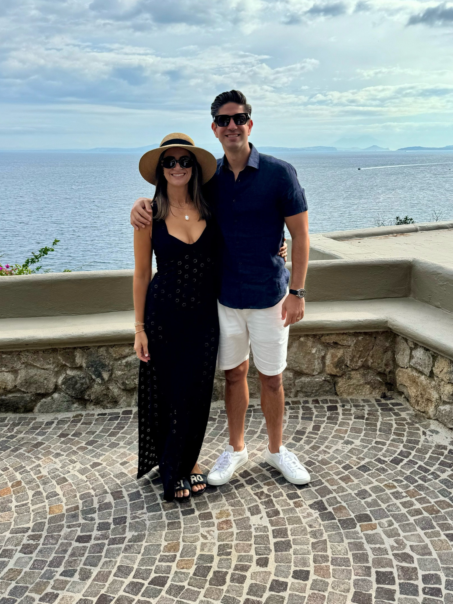 The perfect vacation cover up and flattering bikini!

Cover up - small
Bikini - medium
Sandals - TTS