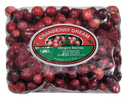 Fresh Whole Maine Cranberries - 12 oz - Great for Cranberry Sauce, Jelly and Jam | Amazon (US)