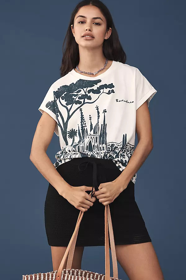 Wild Fever Studio x Anthropologie Muscle Boxy Graphic Tee | Anthropologie (US)